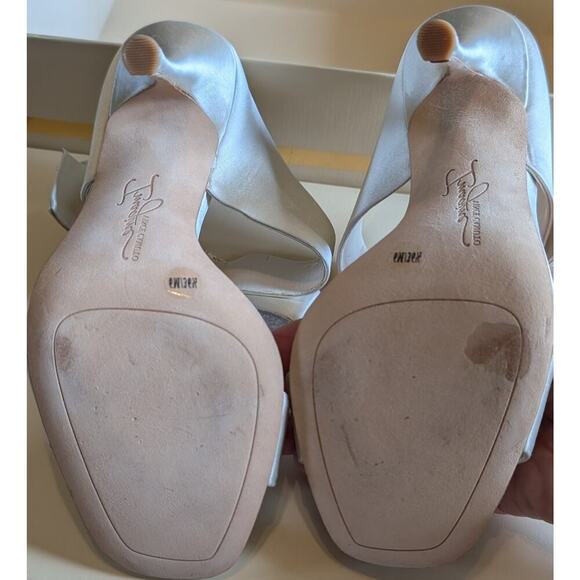 Imagine Vince Camuto IM-WESTCOTT Heels Shoes 6M Ivory Satin - Picture 12 of 12